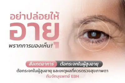 อย่าปล่อยให้อายุพรากการมองเห็น